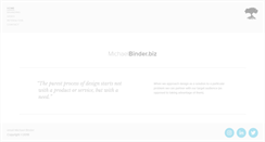 Desktop Screenshot of michaelbinder.biz