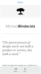 Mobile Screenshot of michaelbinder.biz